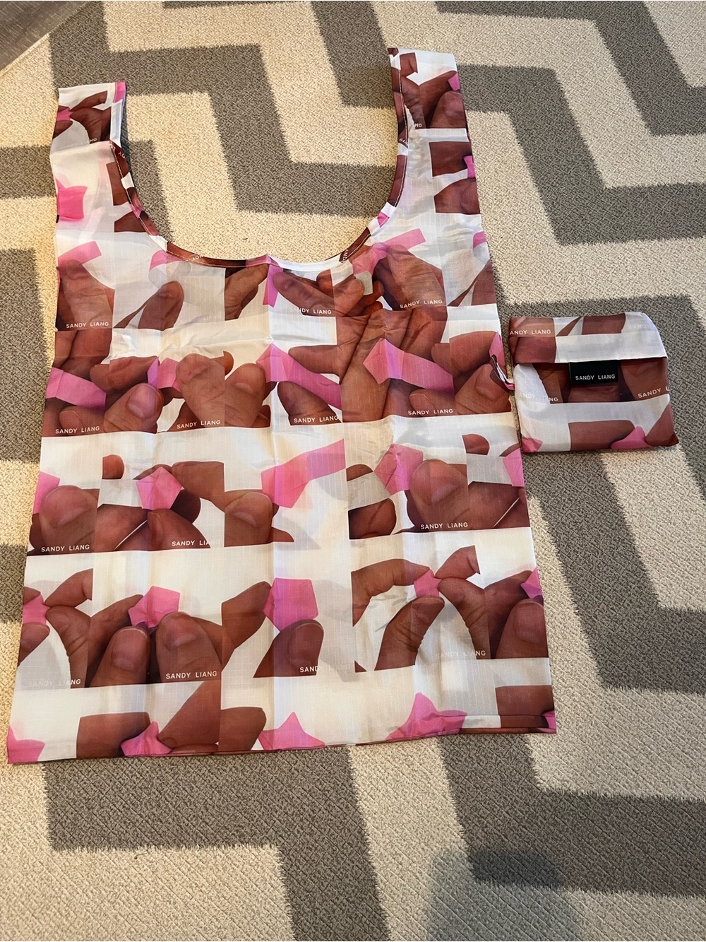 Baggu x Sandy Liang standard paper stars reusable bag